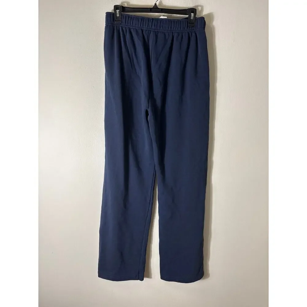 Alo Yoga Navy Blue Strait Leg Sweatpants Sz M